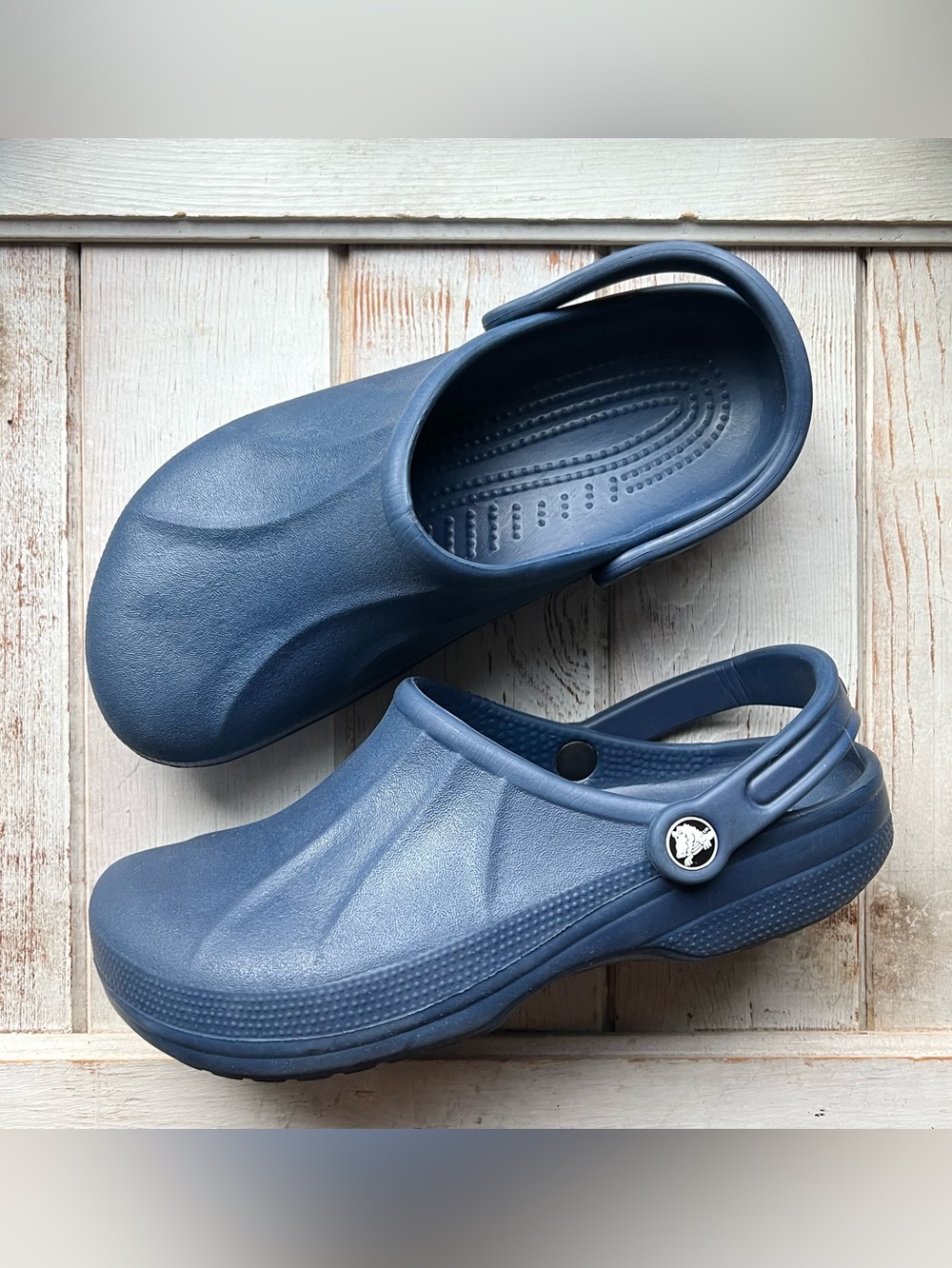 Crocs Classic Blue Slip On Clogs